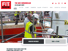 Tablet Screenshot of fitshow.co.uk